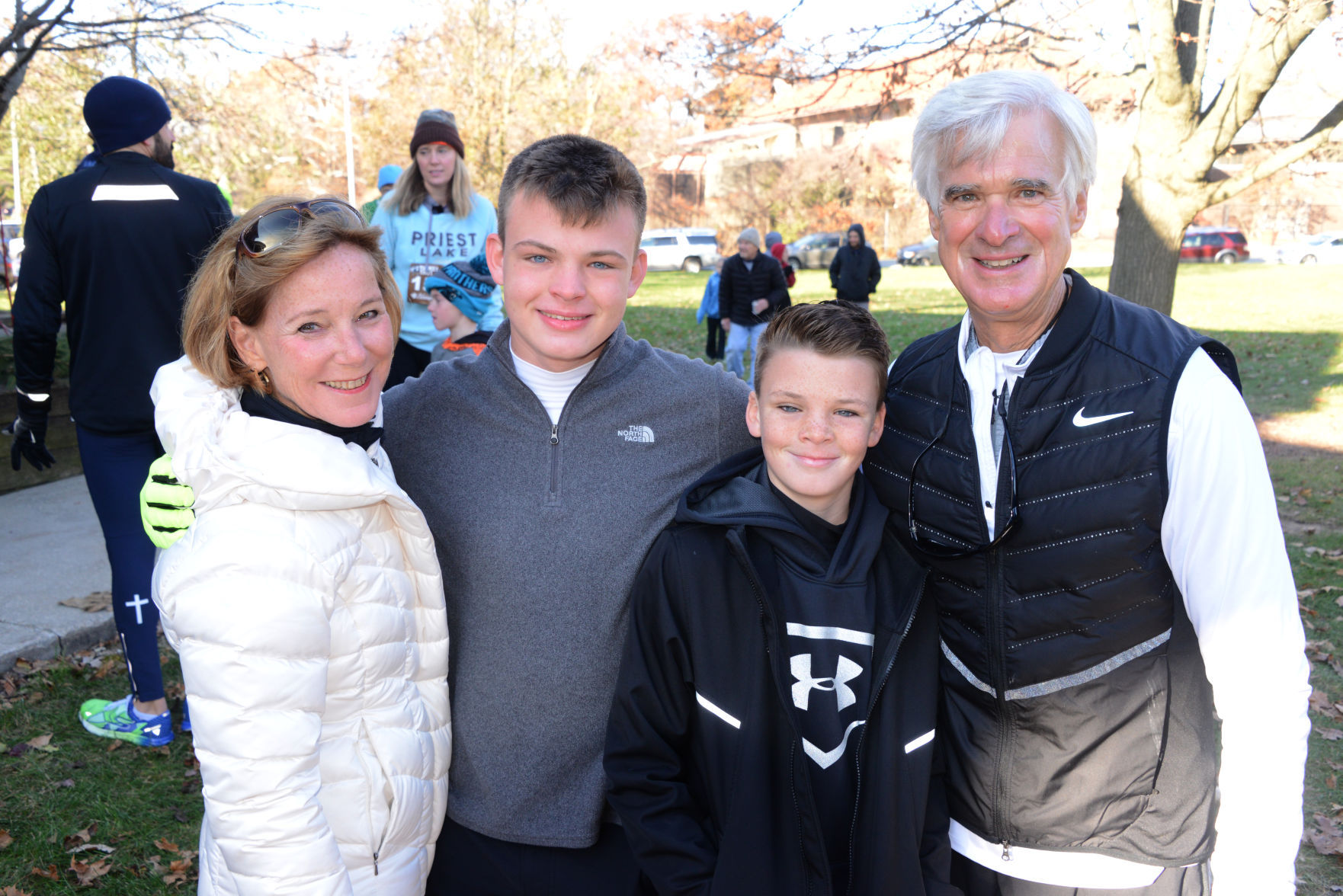 Nancy and Steve Snyder with grandkids Mason and Parker McClain